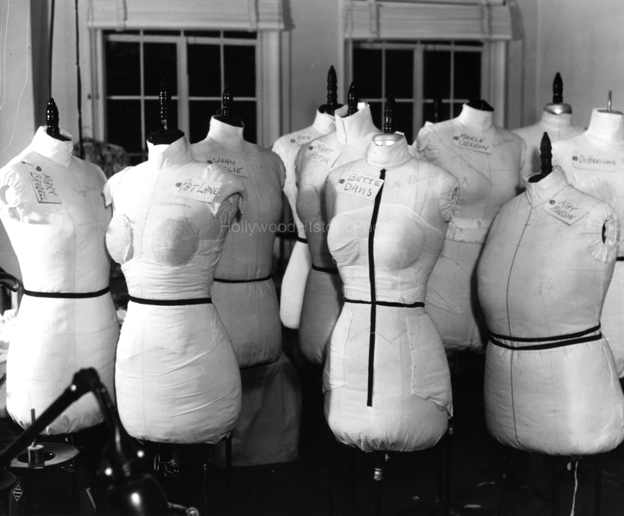 Burbank 1941 Warner Bros. Studios Wardrobe Dept. actresses figure forms wm.jpg